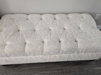 Vintage Tufted Ottoman