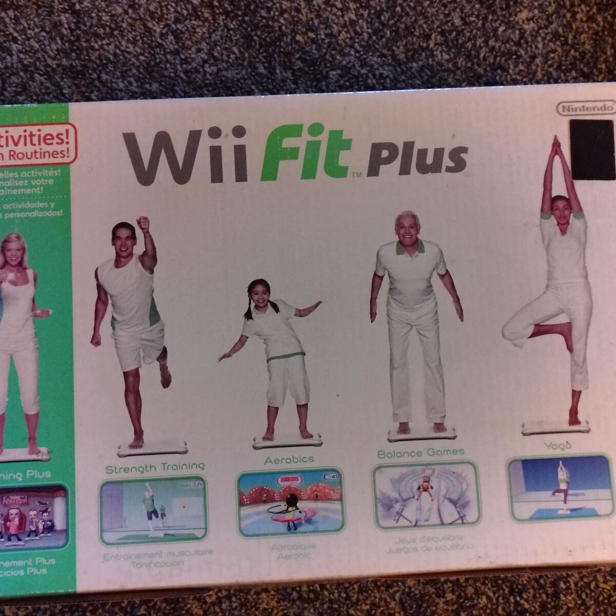 wii fit plus new in box