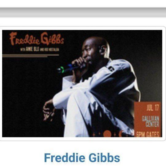 Freddie Gibbs Concert Ticket - July 17, 2026 - Gallivan Center Salt Lake City