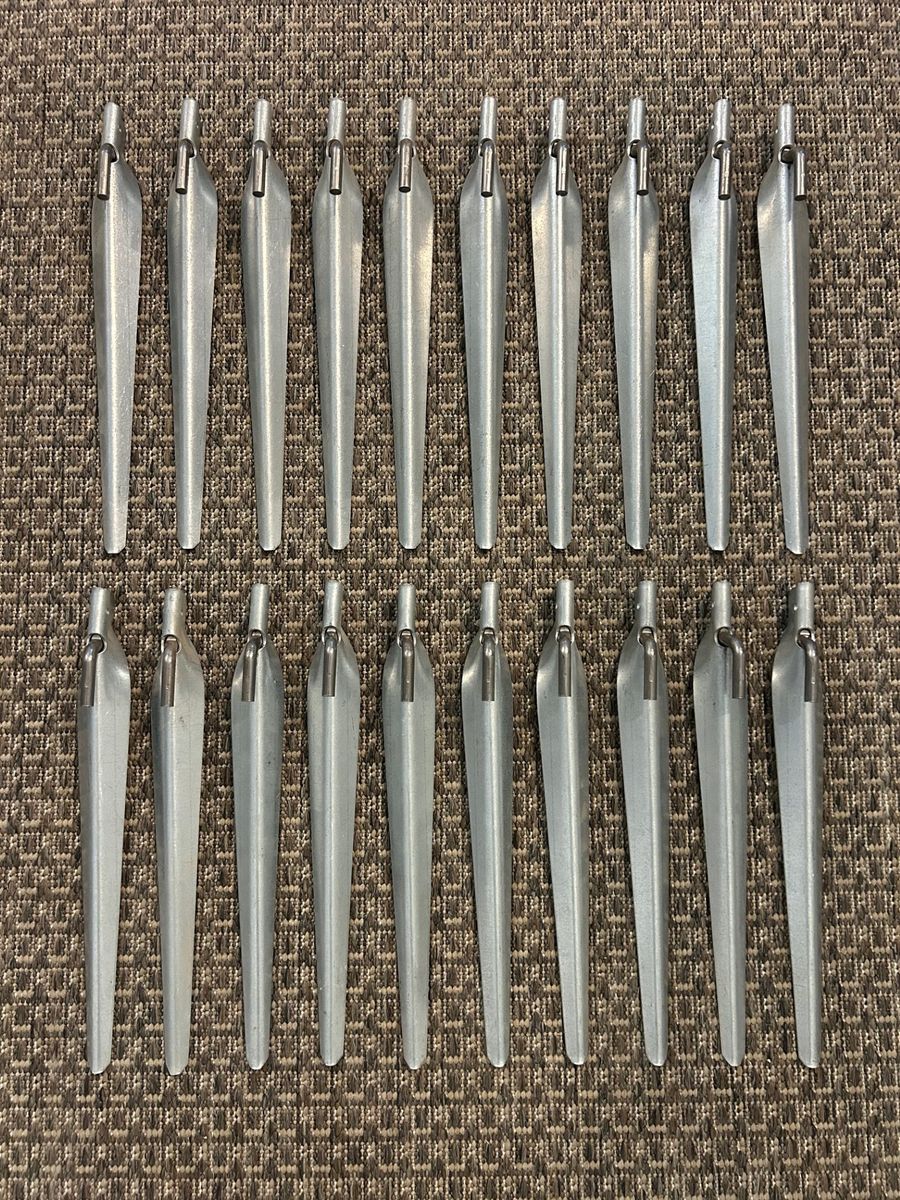 MONTANA CANVAS 12" STEEL WALL TENT STAKES (20 STAKES)