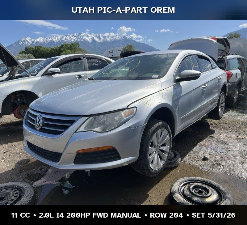 2011 Volkswagen CC Parts - UTPAP Orem