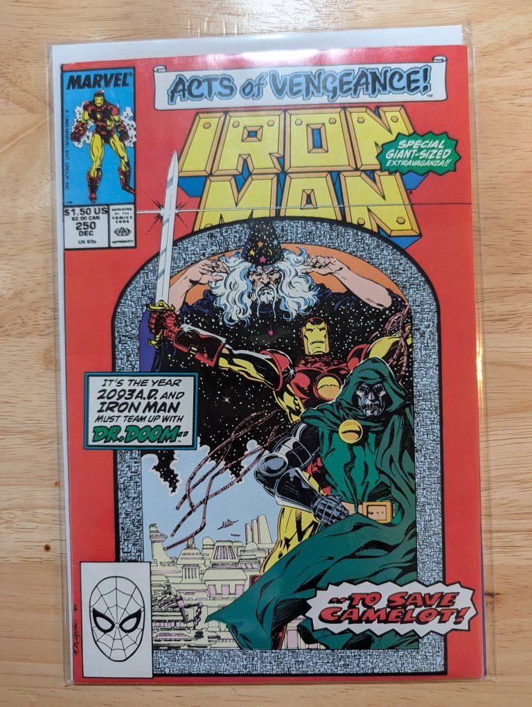 Iron Man #250 Marvel Comics 1989 Acts of Vengeance
