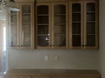 China hutch shelving and desk