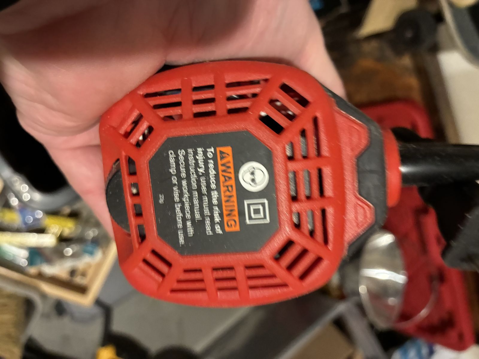Bauer 1/4" Compact Router - Red & Black, Electric Hand Tool
