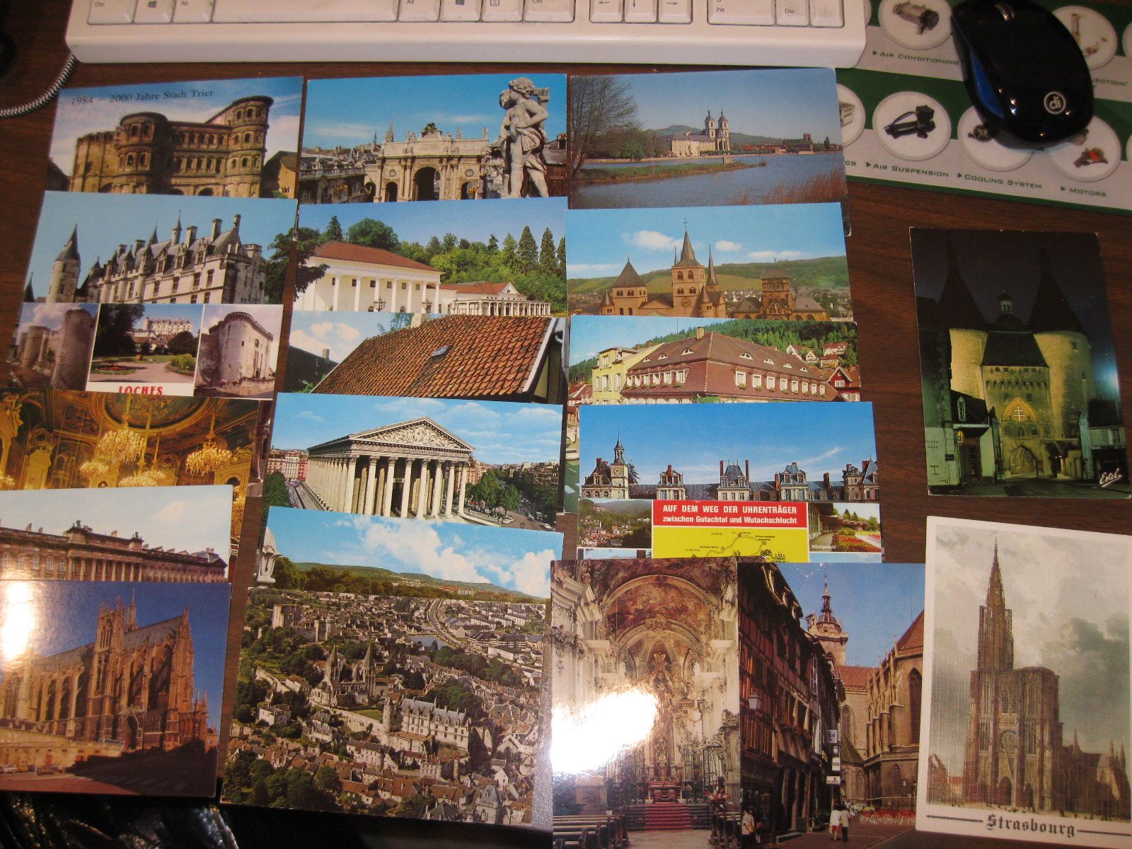 21 Vintage European Post Cards