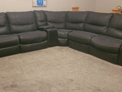 Faux Leather sectional