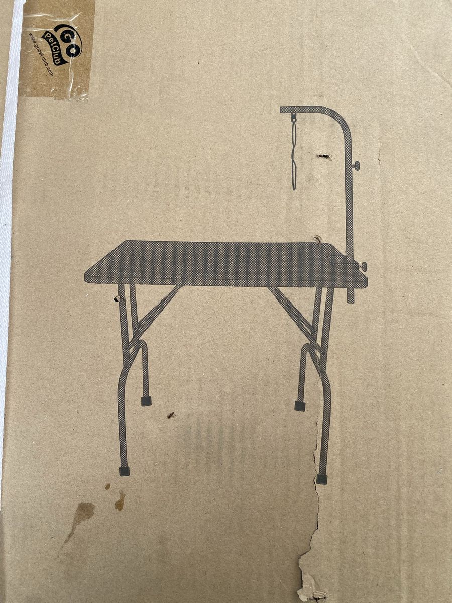 Go Pet Club Foldable Pet Grooming Table GT-101 30"x18"x32" Black