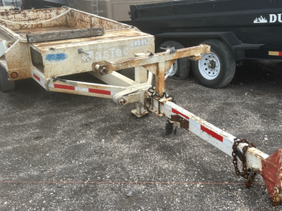 Commercial Utility Fiber Optic Conduit Pipe Material Telecom Contractor Tandem Dexter Axles 13K Trailer Lunette Ring 2022 Tires