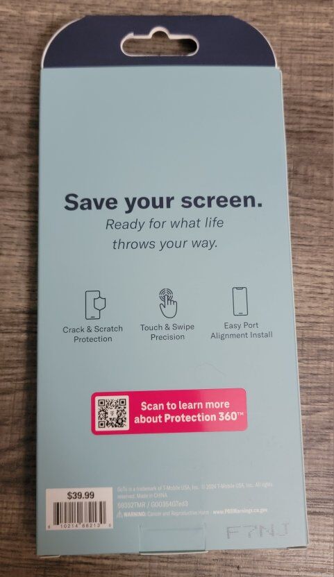 Tempered Glass Screen Protector iPhone 15/16