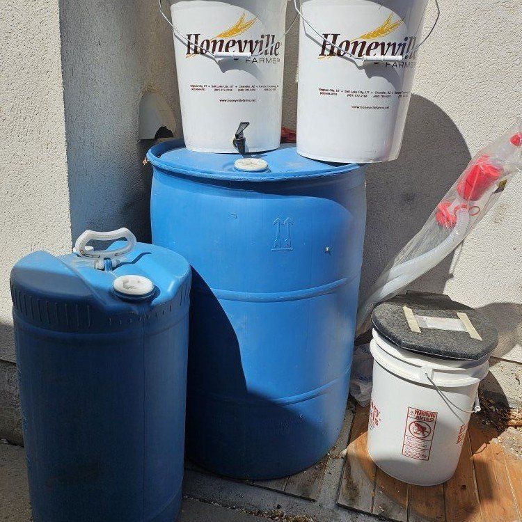 Emergency preparedness water storage