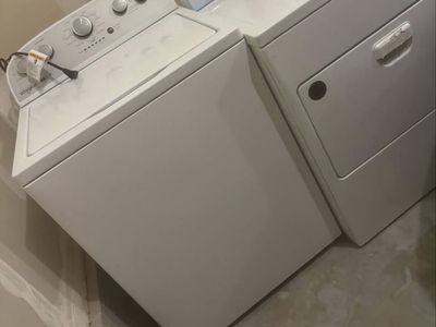 Washer and dryer