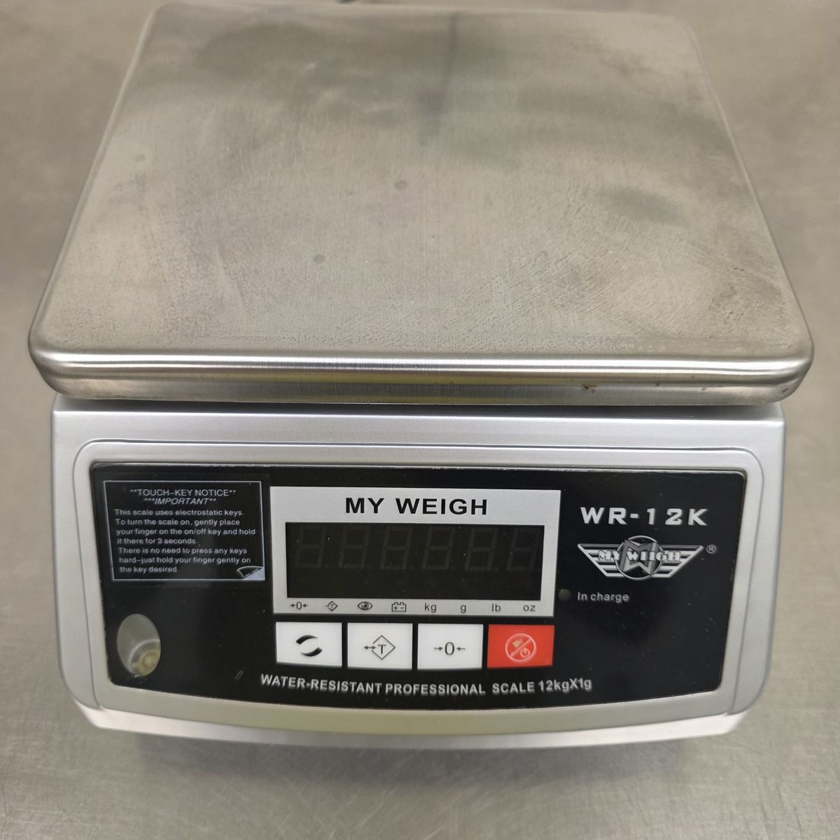 My Weight Stainless Steel Balance 12kg/1g