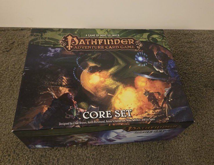 Pathfinder adventure card game core set rpg tabletop dungeons dragons complete strategy rare 2019 fantasy 
