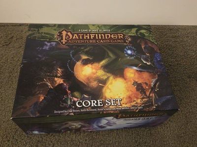 Pathfinder adventure card game core set rpg tabletop dungeons dragons complete strategy rare 2019 fantasy
