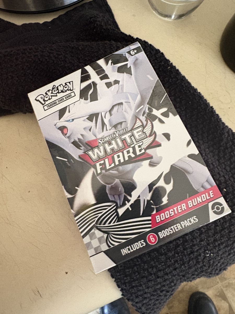 pomemon white flare booster bundle