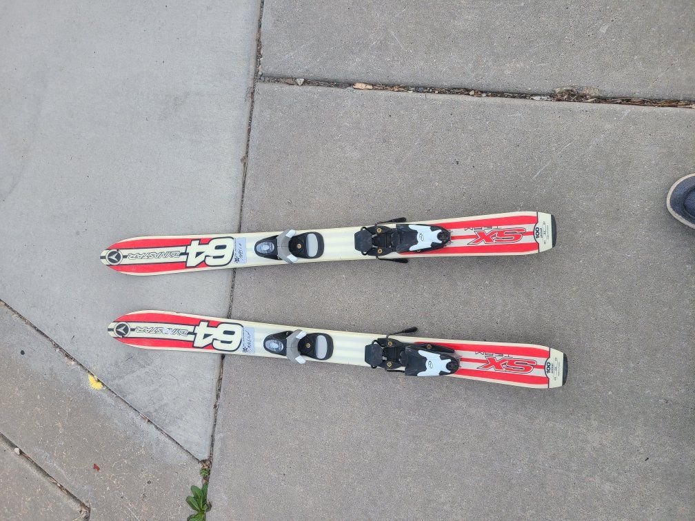 100cm skis (boots, helmet, poles goggles avail too