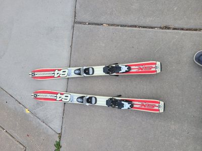 100cm skis (boots, helmet, poles goggles avail too