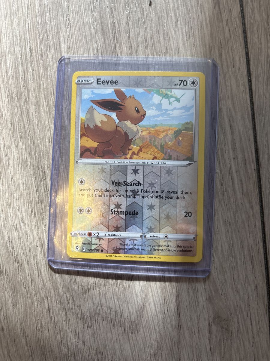 Pokemon Eevee reverse holo