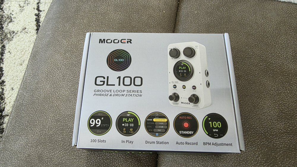 pristine Mooer GL100 looper/drums