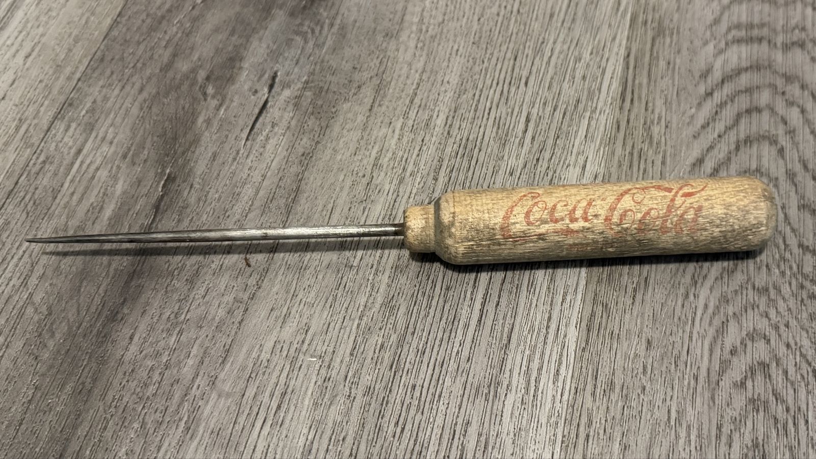 1930 Coca Cola Promotional Ice Pick