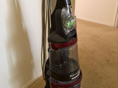 Free - Hoover SteamVac Dual V Widepath Carpet Cleaner Extractor with SpinScrub
