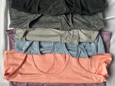 Lot Of 6 Large Icy Zone Exercise Women's Tank Tops