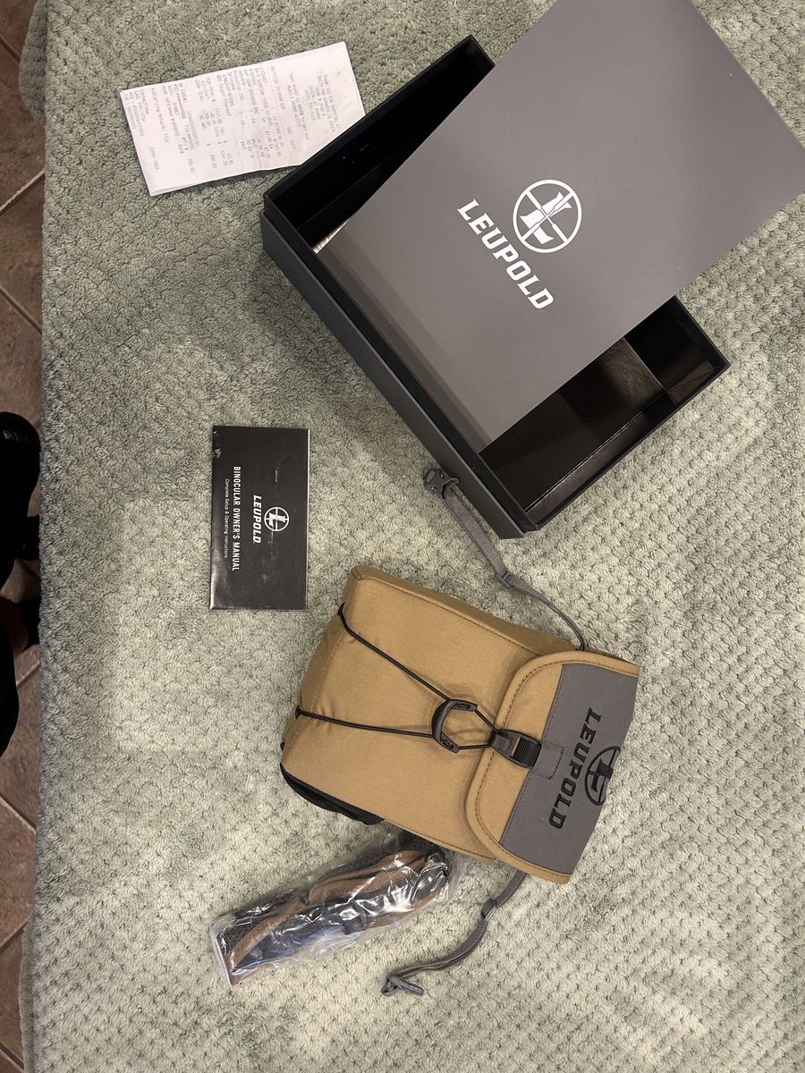 Leupold BX-5 Santiam HD 15x56mm Waterproof Binoculars w/ Case & Manual
