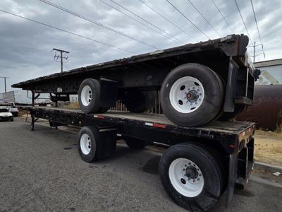 (2) 1998 Transcraft 48' flatbed trailers for sale