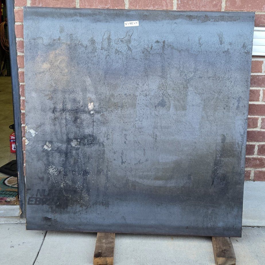 LARGE HEAVY STEEL PLATE