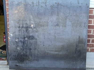 LARGE HEAVY STEEL PLATE