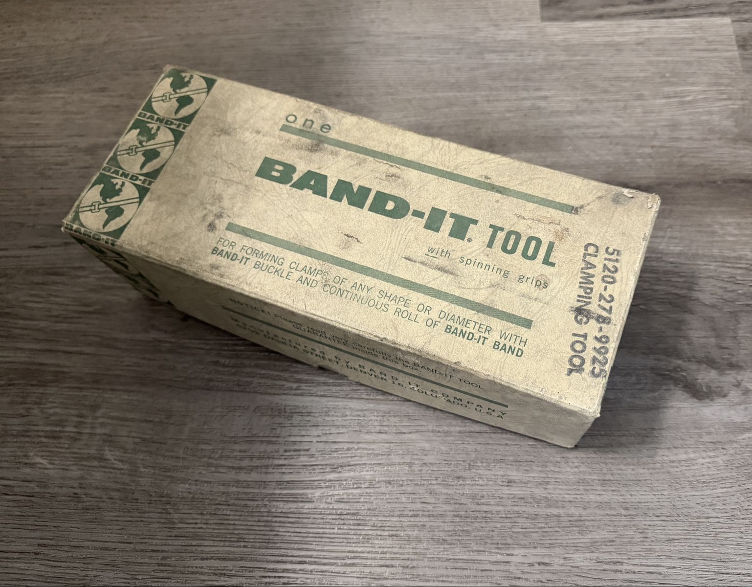 Circa Early 1963 Vintage NOS Government Surplus Band-It Tool