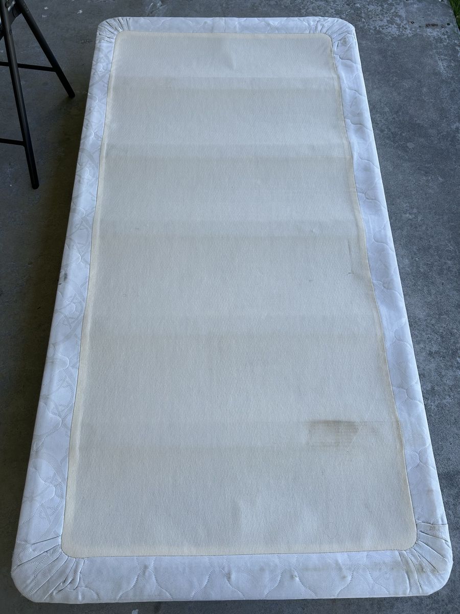 Twin Wood Mattress Foundation + Metal Bed Frame – $45 OBO