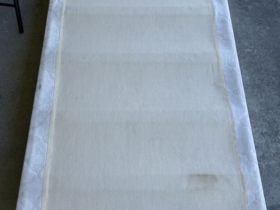 Twin Wood Mattress Foundation + Metal Bed Frame – $45 OBO