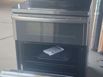 GE Profile Stainless Steel Electric Range Double Oven Convection Oven