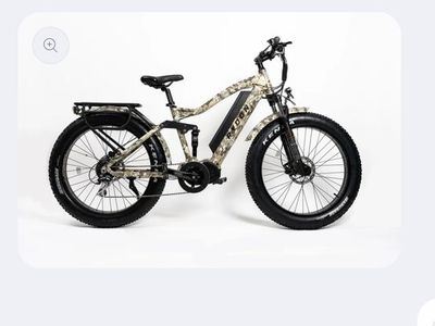 G.O.A.T. ULTRA FSt, Electric Fat Tire Mountain Bike - Camo Full Suspension