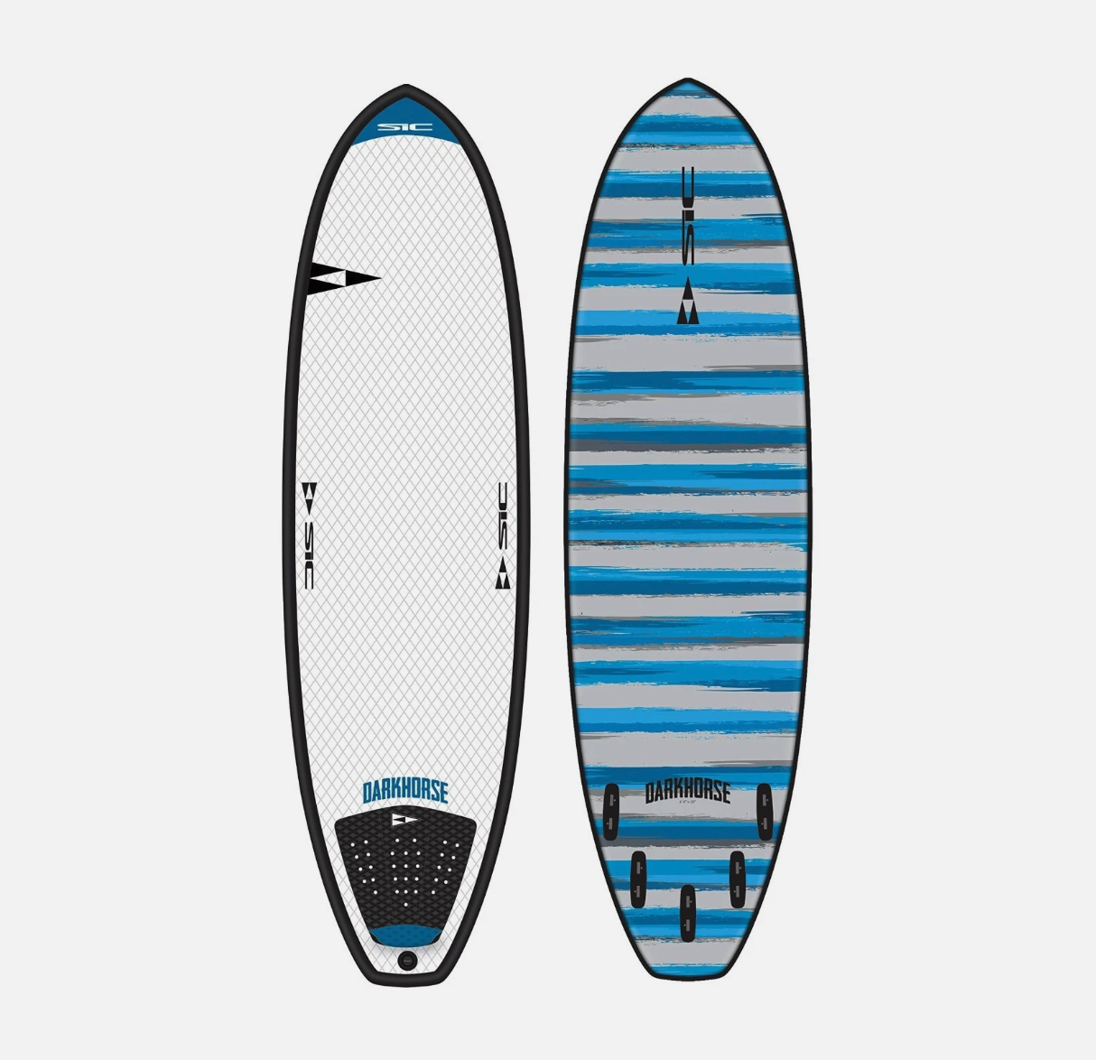 SIC Maui 6'8" Darkhorse Soft Surfboard FCS 5-Fin Composite Soft Top NEW