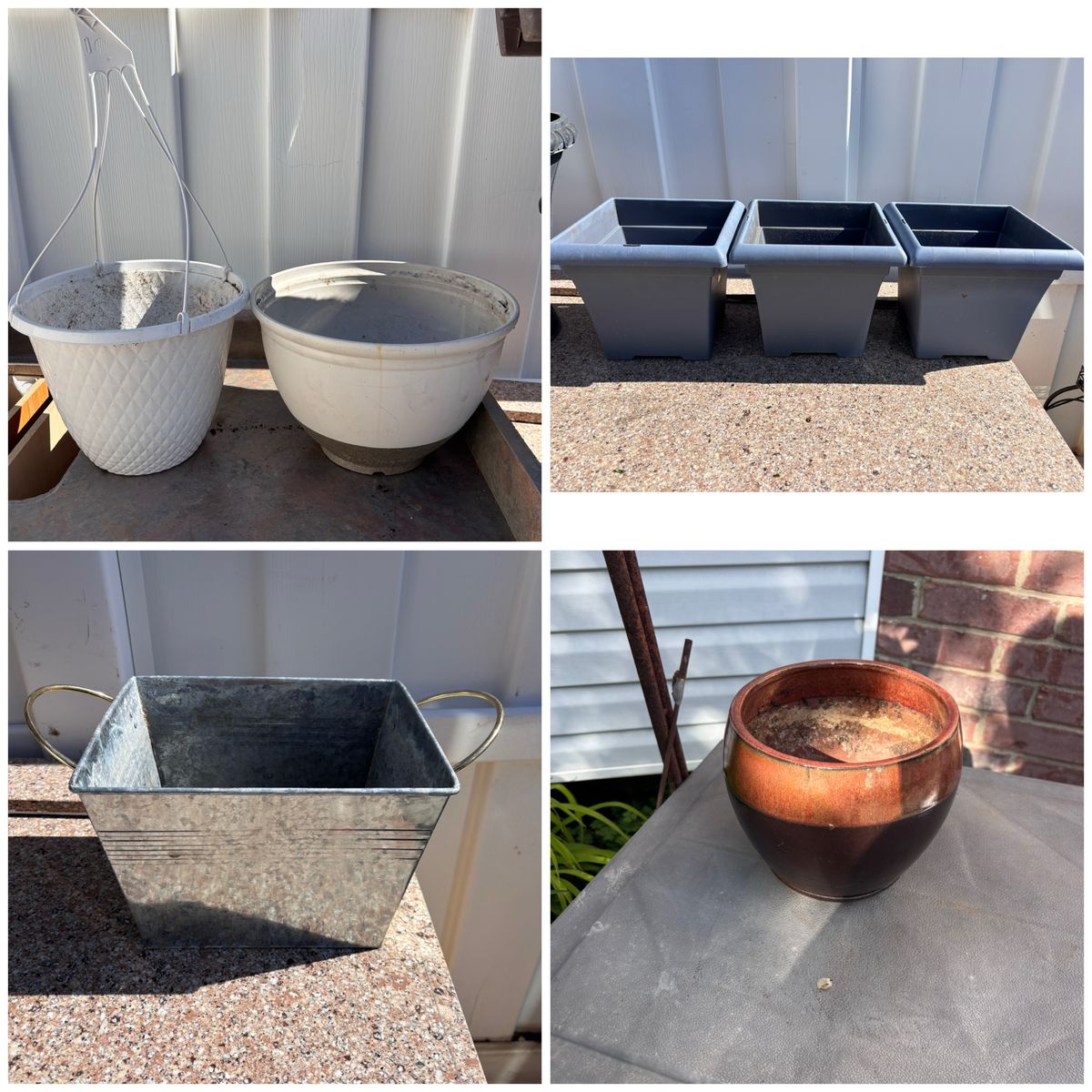 Planter Pots $5 Each. See description for details