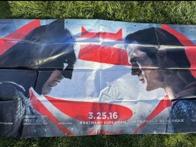 Batman Vs Superman Movie Poster Banner
