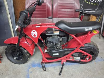Coleman Powersports Red Mini Bike