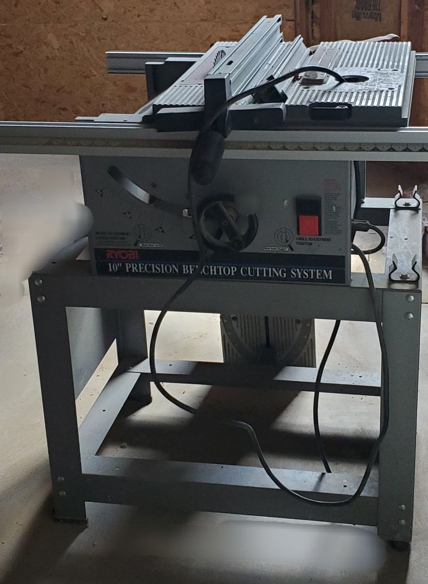 Ryobi 10" Precision Benchtop Cutting System Table Saw