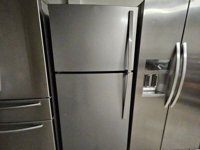 REFRIGERATORS WHIRLPOOL TOP FREEZER - KITCHEN AID SIDE BY SIDE - SAMSUNG 4 DOORS AND LG BOTTOM FREEZER ALL STAINLESS STEEL THEY