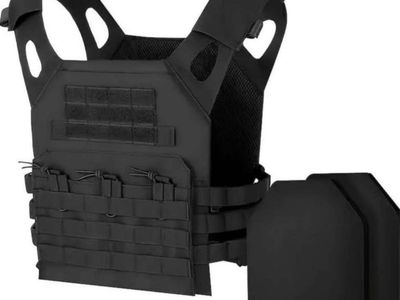 Tactical Vest Body Armor Plate Carrier with Level III Plates