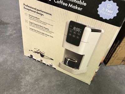 Bella Pro Series Perfect Grind Programmable Coffee Maker Single Serve - Oatmeal