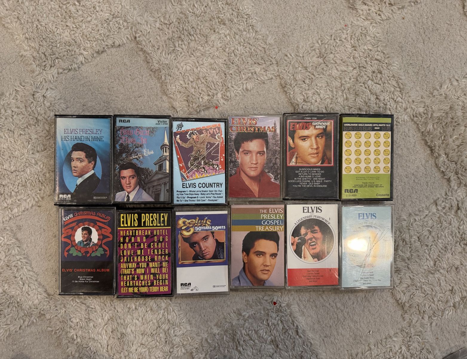 Elvis Presley cassettes