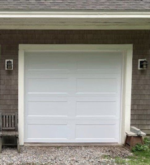 garage door 10x7 BD2EU White Garage Door SL4
