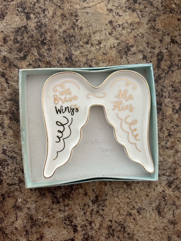 Angel Wing Jewelry Holder With Box
