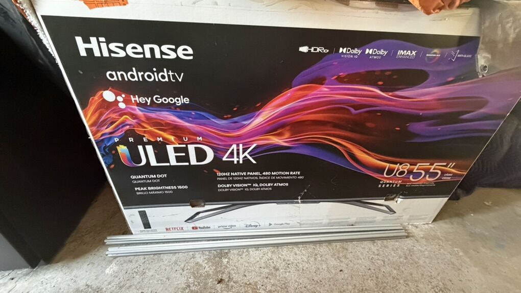 Hisense 55In 4k U8 Quantum Dot Android Smart TV