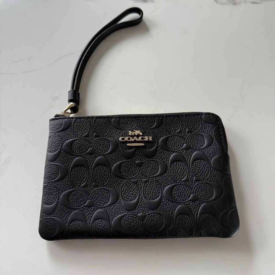 Never Used Coach Black Wristlet