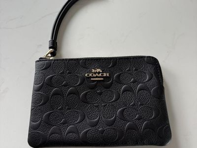 Never Used Coach Black Wristlet
