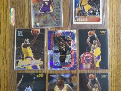 8 Kobe Bryant Rookie Cards.